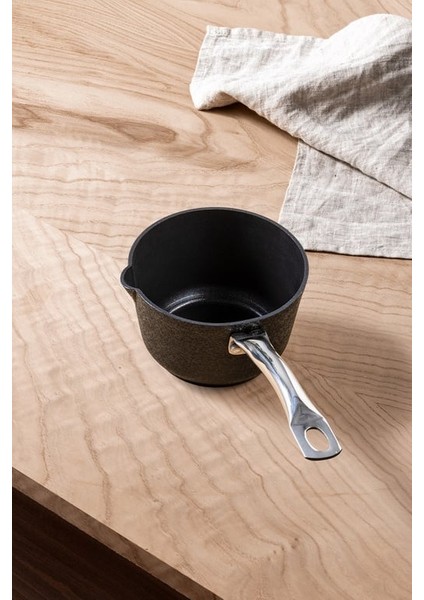 Yeni Sezon Noir Titanyum Sütlük - Siyah - 12 cm - Siyah