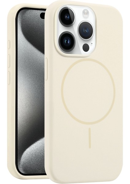iPhone 15 Pro Max Kılıf Rio Manyetik Şarj Özellikli Lansman Kapak