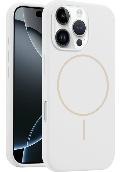 iPhone 16 Pro Kılıf Rio Manyetik Şarj Özellikli Lansman Kapak