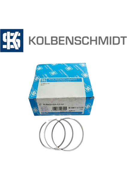 Ford Escord Motor Pıston Segmanı 75.25X2.0+2.0+3.0 Mm.tk.