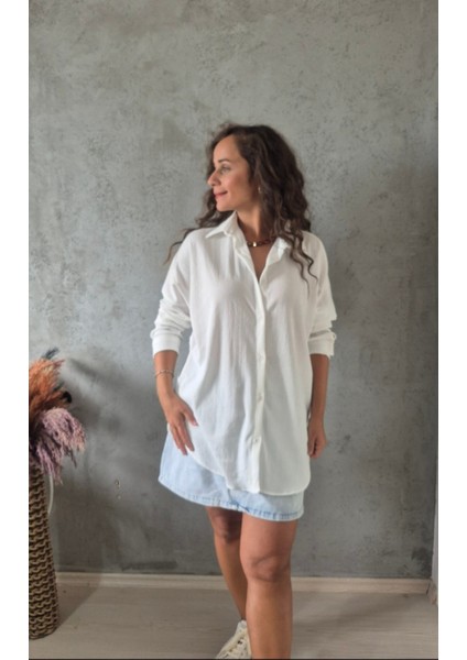 Krinkıl Oversize Gömlek modelleri
