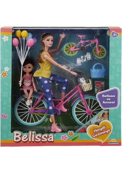 30 cm Belissa ve Annesi Haydi Gezmeye Bebek Seti