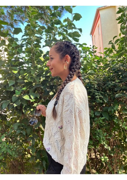 Çıçek Detaylı Ajur Hırka fiyatları