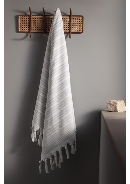 Yeni Sezon Pile Hamam Banyo Havlusu - Mavi