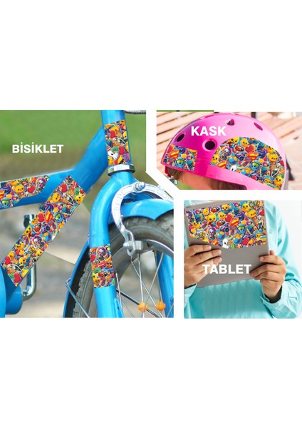 2 Adet 10X30 cm Sticker Bomb Kask Laptop Bisiklet Motor Araç Sticker V4 fiyatları