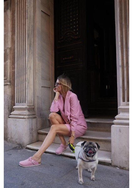 Oslo Hakiki Deri Mantar Taban Ortopedik Unisex Terlik indirimleri