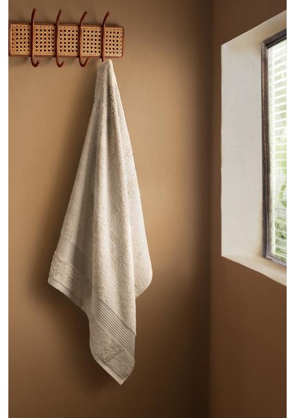 Yeni Sezon Clarette Banyo Havlusu - Soft Gri - 90X150 cm - Soft Gri
