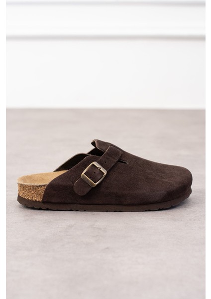 Oslo Hakiki Deri Mantar Taban Ortopedik Unisex Terlik fiyatları