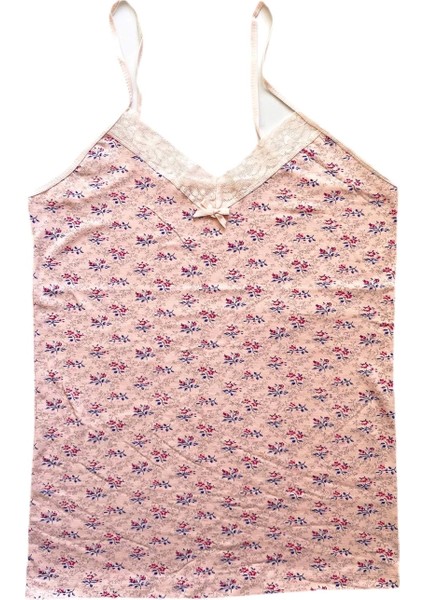 5 Adet Kadın Askılı Desenli Atlet Dantelli Empirme Pamuklu Penye D6-10 fırsatları