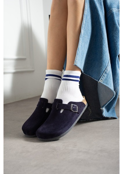 Oslo Hakiki Deri Mantar Taban Ortopedik Unisex Terlik fiyatları