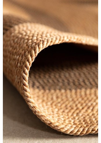 Yeni Sezon Alsace Oval Kilim - Naturel/siyah - 90X150 cm - Naturel/siyah indirimleri