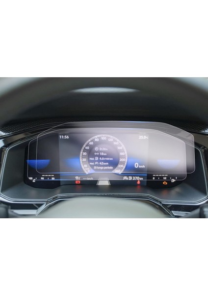 Volkswagen T-Cross 8 Inç Dijital Gösterge Uyumlu Tektuş 9h Nano Anti-Broken Ekran Koruyucu
