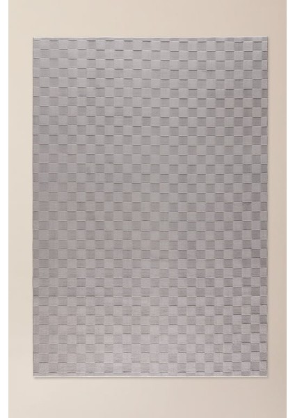 Yeni Sezon Soie Rölyef Halı - Gri - 200X290 cm - Gri