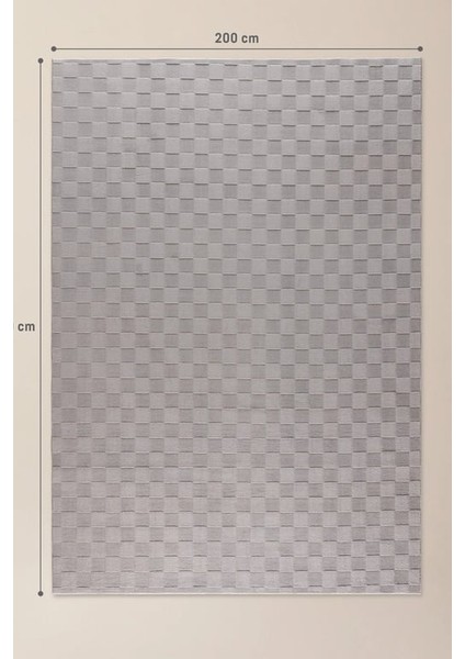 Yeni Sezon Soie Rölyef Halı - Gri - 200X290 cm - Gri fırsatları