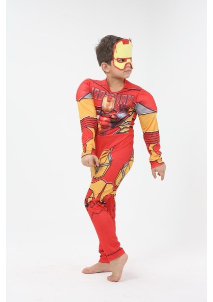 Marvel Çocuk Ironman Kostümü - Çocuk Demir Adam Kıyafeti