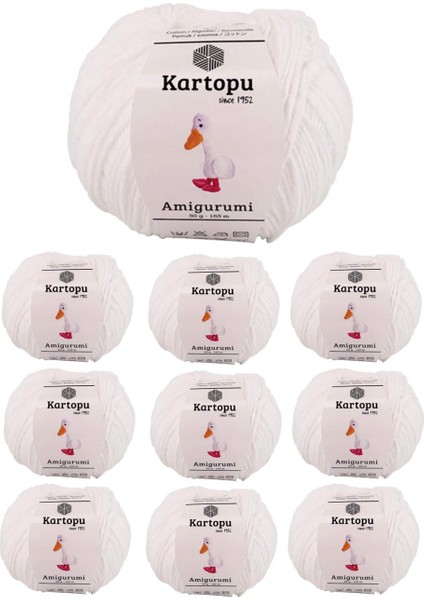 10 Adet Amigurumi El Örgü Ipi 50GR 010
