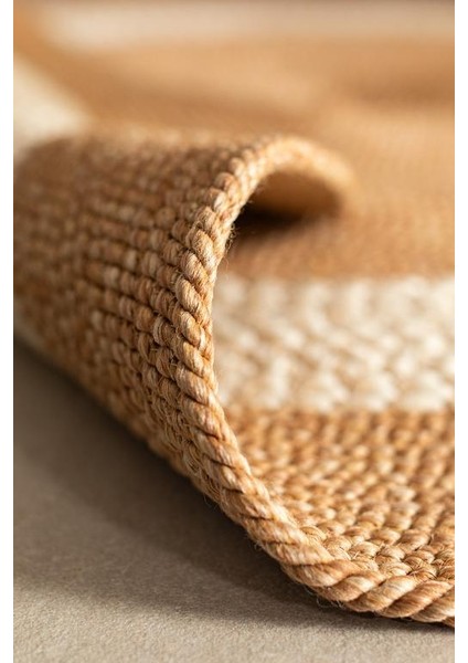 Yeni Sezon Alsace Yuvarlak Kilim - Naturel/krem - 120 cm - Naturel/krem indirimleri