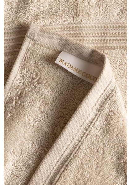 Yeni Sezon Clarette Banyo Havlusu - Bej - 90X150 cm - Bej fırsatları