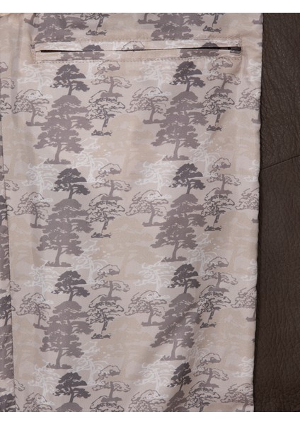 Erkek Kahverengi Deri Mont 50308736-VR029