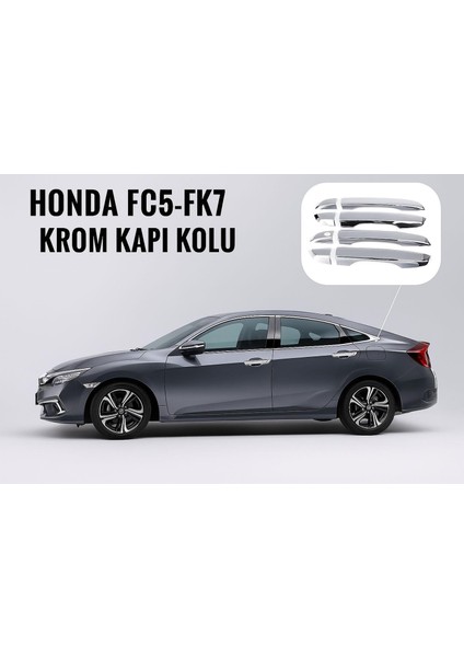 Honda Civic Fc5 Fk7 Krom Kapı Kolu Kaplama Elegance