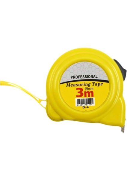 Profesyonel Şerit Metre Mezura 3 Metre 19 mm