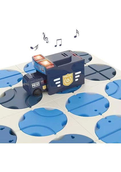 52 Parça Stem Eğitici Beceri Geliştirici Mantıksal Kendin Yap Yol Inşa Oyunu Puzzle Oyuncak Polis fiyatları