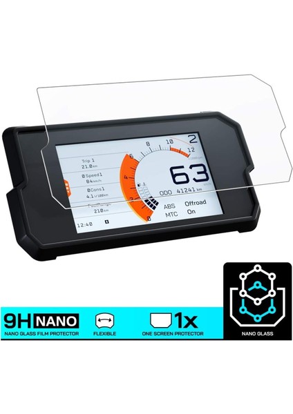 Ktm 390 Duke Dijital Gösterge Uyumlu 9h Nano Anti-Broken Koruyucu 2017 2022 fiyatları