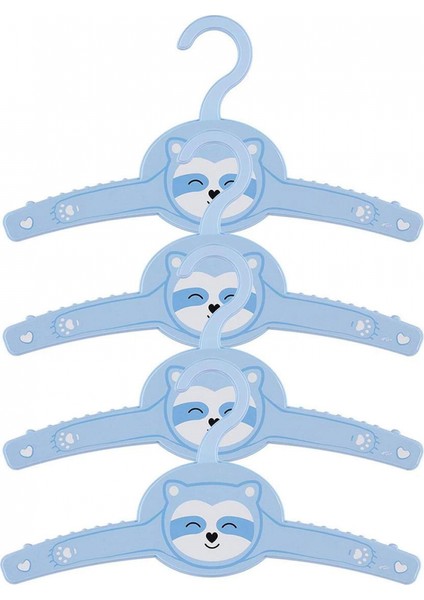 4 Adet Funny Çocuk Elbise Askısı