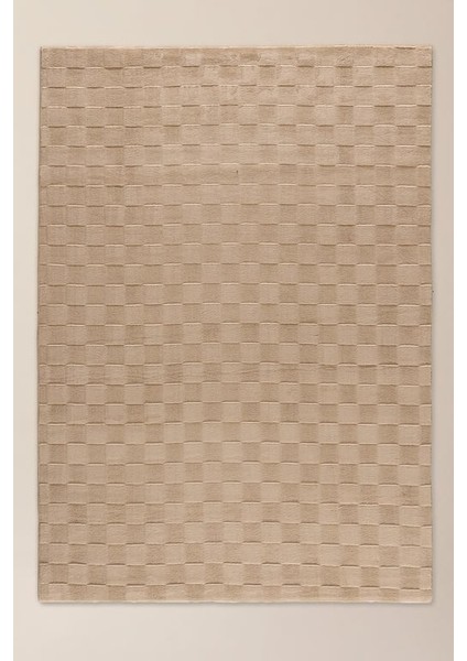 Yeni Sezon Soie Rölyef Halı - Vizon - 160X230 cm - Vizon