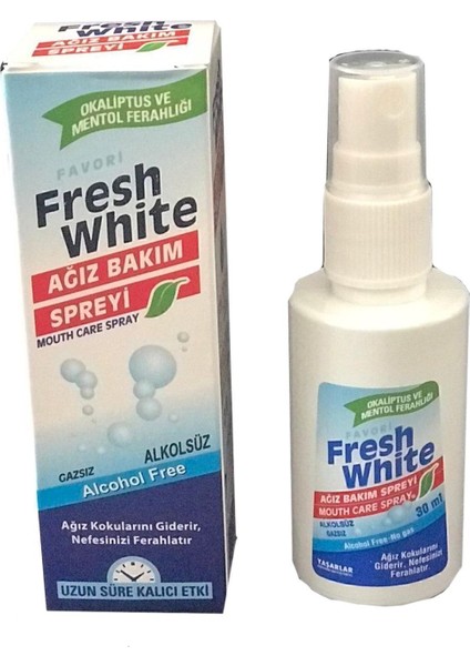Fresh Whıte Ağız Bakım Spreyi 30 Ml. 12'li Paket fiyatları
