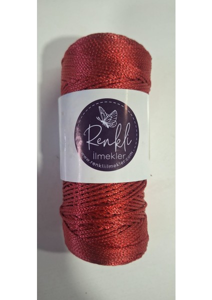 Renkli Ilmekler Polyester Makrome 200GRM