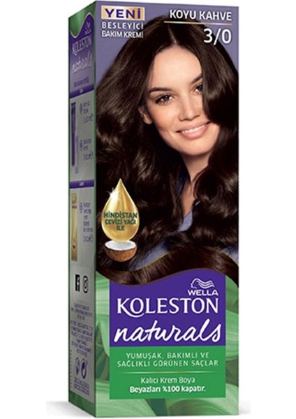 Naturals Saç Boyası Koyu Kahve 3/0