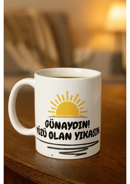 Günaydın Yüzü Olan Yıkasın Kupa Bardak fiyatları