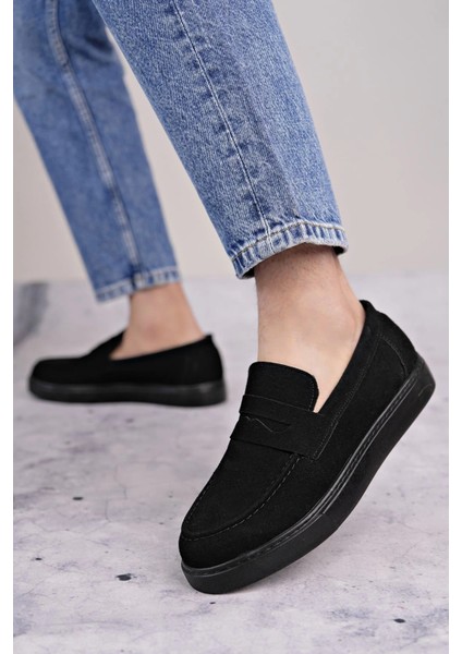 SLW180 Estilo x Bağcıksız Süet Erkek Günlük Spor Klasik Ayakkabı Sst - Siyah fiyatları