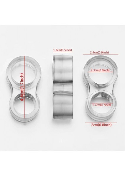 Şeffaf Kapı Kolu Stoperi Kapı Kolu Tamponu 4 Adet Kapı Güvenliği