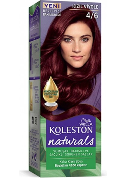 Naturals Saç Boyası Kızıl Viyole 4/6
