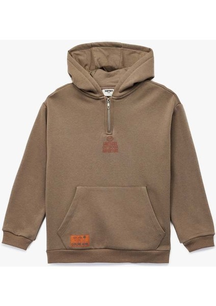 Kahverengi Erkek Çocuk Sweatshirt 6WKB10057TK
