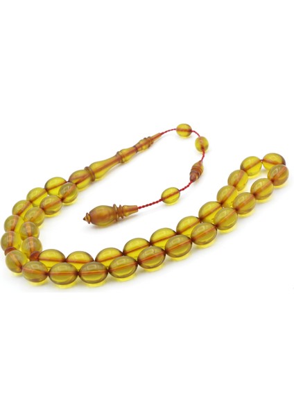 Ahmet Mstef Yapımı Beyzi Açık Yeşil Ateş Kehribar Tesbih fiyatları