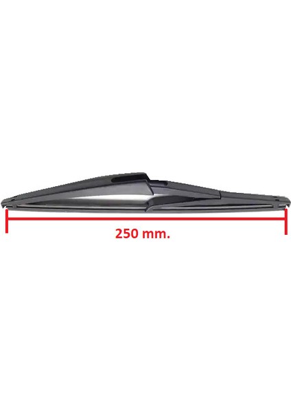 250 mm Arka Sılecek Supurgesı Unıversal