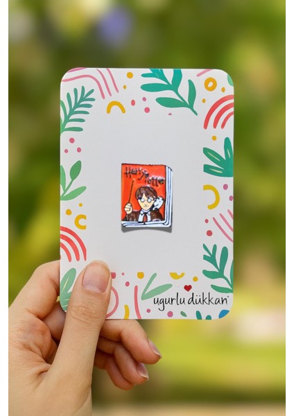 Süpürgeli Mini Harry Potter Rozeti