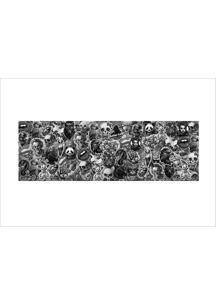 2 Adet 10X30 cm Sticker Bomb Kask Laptop Tablet Bisiklet Motor Araç Sticker V6