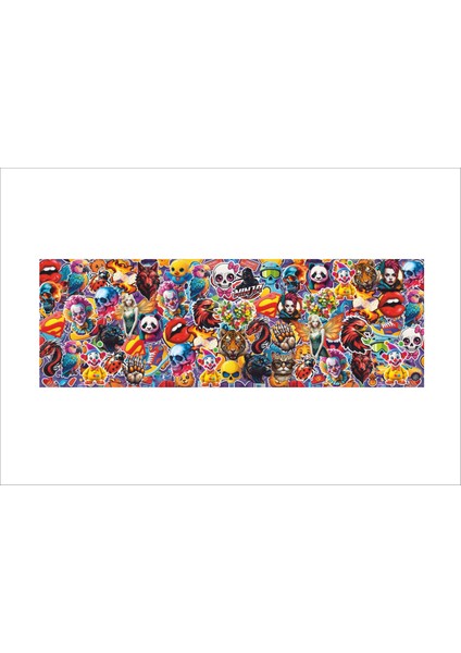 2 Adet 10X30 cm Sticker Bomb Kask Laptop Tablet Bisiklet Motor Araç Sticker V5