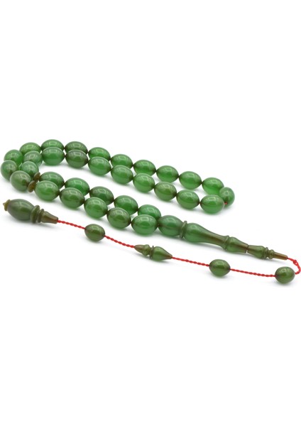 Ahmet Mstef Yapımı Beyzi Kesim Yeşil Katalin Tesbih