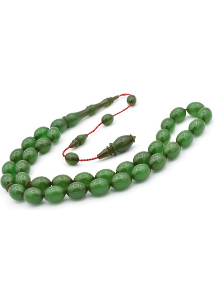 Ahmet Mstef Yapımı Beyzi Kesim Yeşil Katalin Tesbih fiyatları