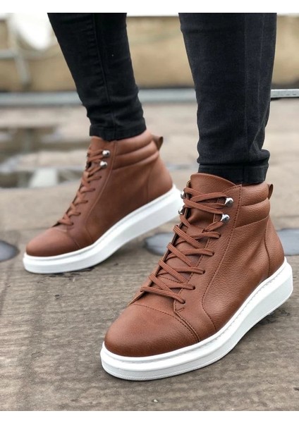 SLW202 Toronto Bağcıklı Cilt Erkek Spor Bot Bt - Taba fiyatları