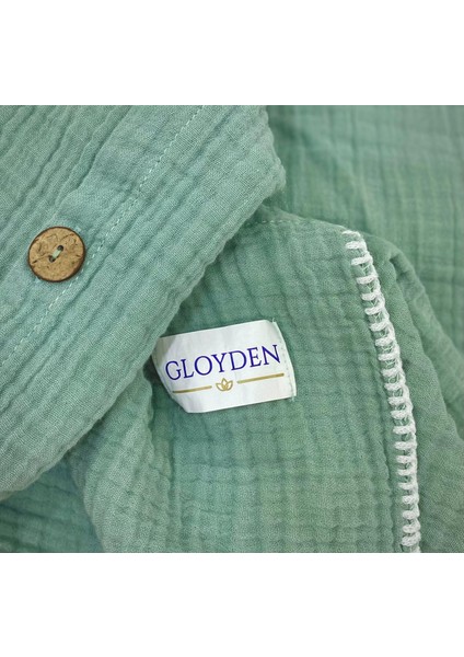 Bebek Nevresim Takımı Müslin Yeşil 70X110 – Müslin Lastikli Çarşaflı modelleri