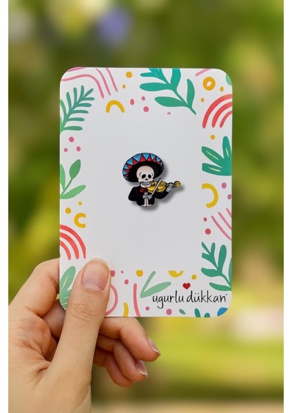 Meksikalı Iskelet Rozeti