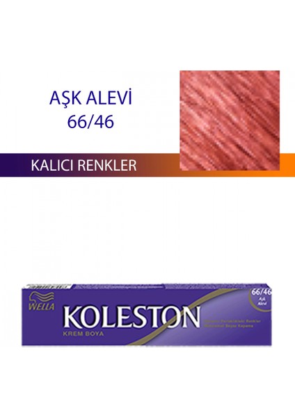 Single Tüp Boya Saç Boyası Aşk Alevı 66/46