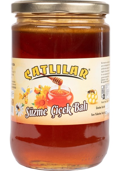 Güleroğlu Süzme Bal Cam Kavanoz Net 800 gr