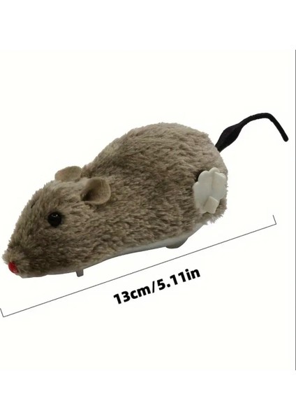 Kurmalı Kedi Eğitim Oyuncağı Tüylü Peluş Fare Yakalama Sevimli Eğlenceli Oyuncak modelleri